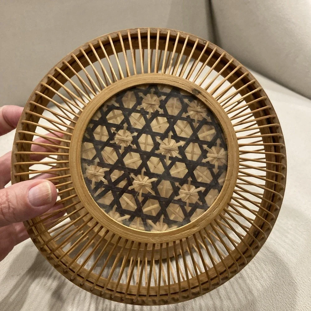 Vintage Handwoven Bamboo Cricket Cage – Asian‎ Folk Art Insect Carrier